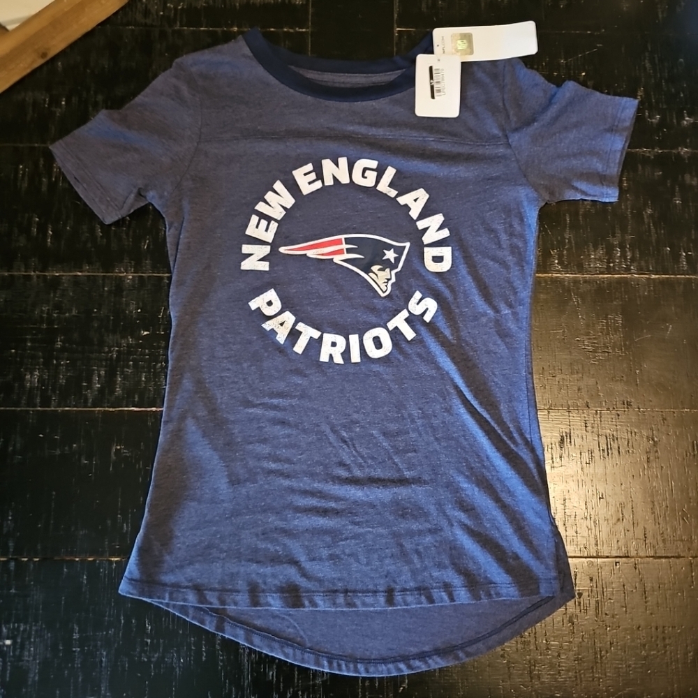NFL New England Patriots Navy Blue Short Sleeve Tee